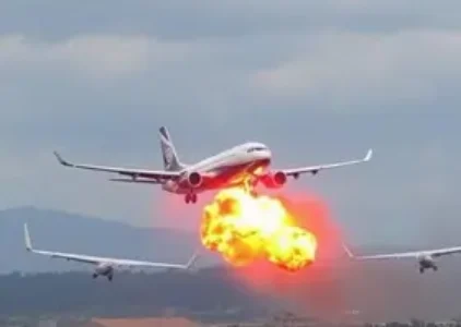 pouso de emergência da Latam