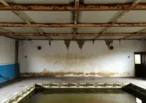 mofo e goteiras em escola