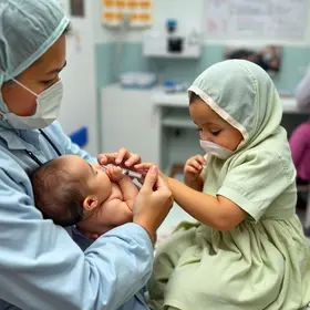 imunização contra vírus respiratório em bebês
