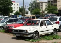 veículos abandonados