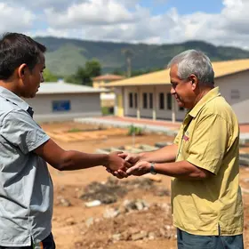 parceria com a Caixa