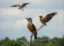 aves em cenas curiosas