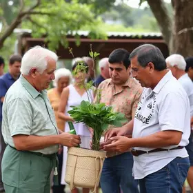 mutirão de cata galhos