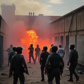 rebelião em penitenciária