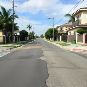 reparo na rua do Ipiranga em Ribeirão Preto