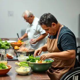 gastronomia para pessoas com deficiência