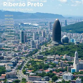 população das cidades de Ribeirão Preto, SP